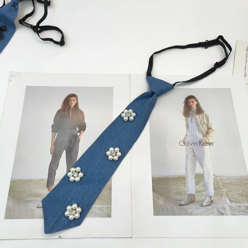 Kovboy Tarzı Mavi Kravat JK Gö - Men Accessories Neck Chain incelemesi ve fiyatı