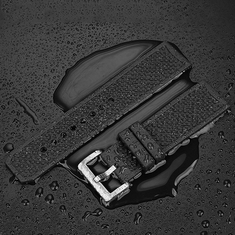 23mm 24mm florokauçuk Watchban - Men'S Accessories Cartier incelemesi ve fiyatı