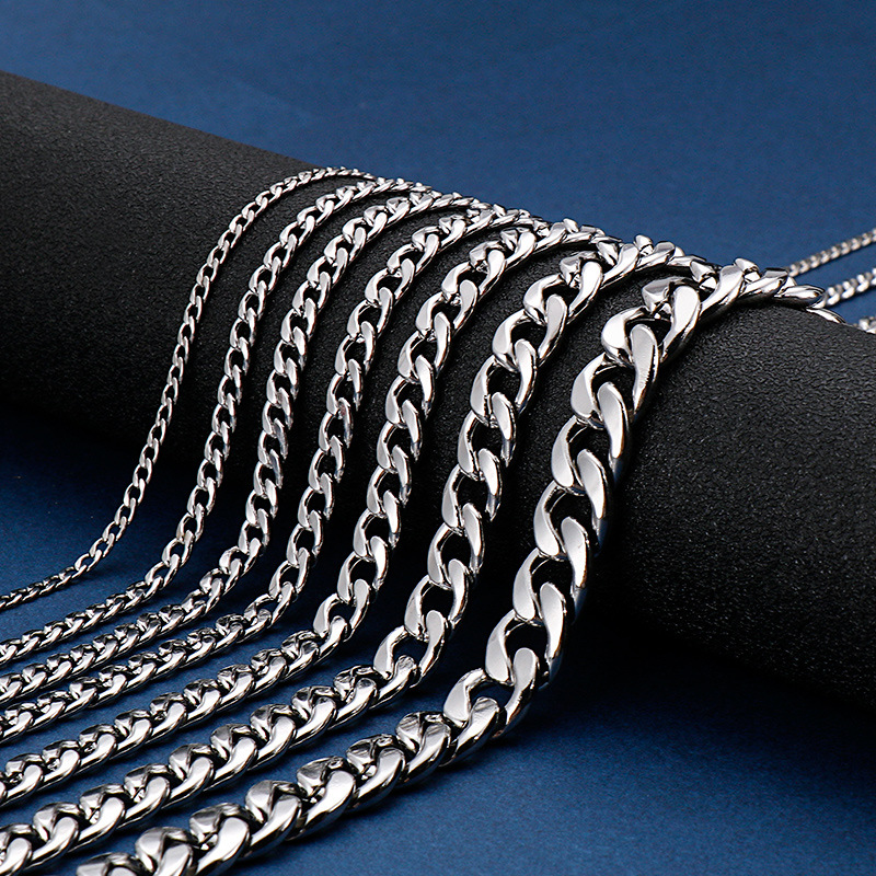 HNSP 316L Paslanmaz Çelik Küba - Men Accessories Neck Chain incelemesi ve fiyatı